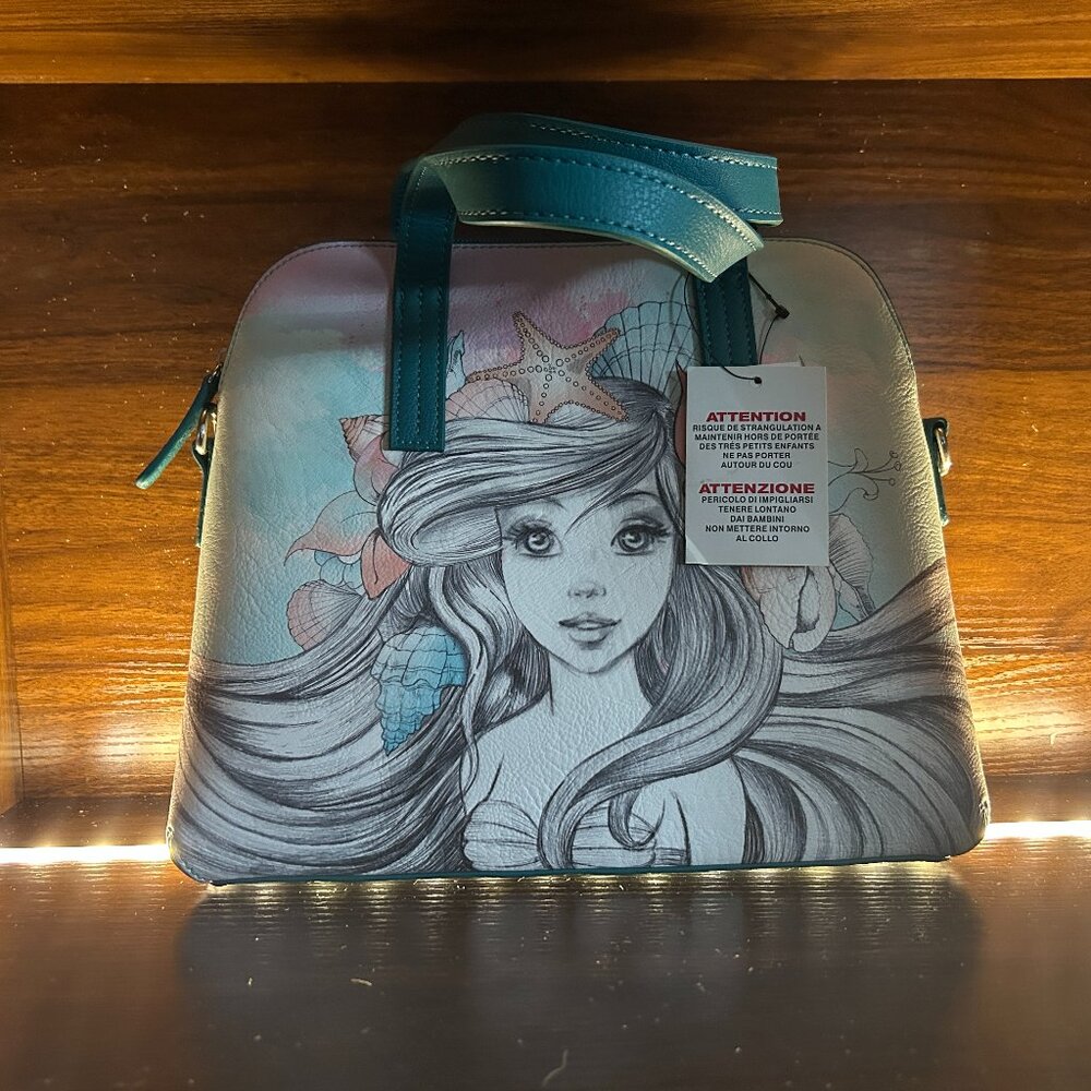 Disney Park Boutique Little Mermaid Ariel Purse Satchel Purse Sold Out Retired